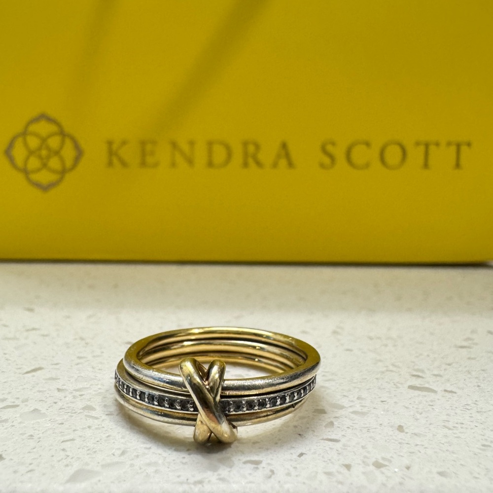 Kendra Scott Tia 18k Gold Vermeil size 7 Ring
